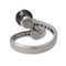 Bague 55 Bague Or blanc Perle de tahiti, Perle, Diamant 58 Facettes 2819765CN