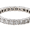 Bague 54.5 Bague Alliance Or blanc Diamant 58 Facettes 2820736CN