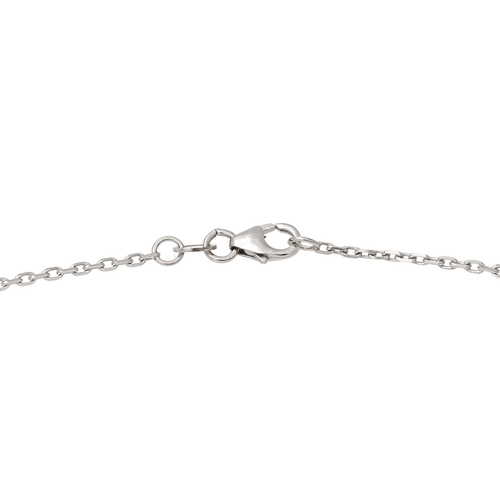 Collier Collier Pendentif Or blanc Saphir 58 Facettes 2820739CN