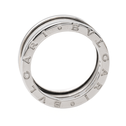 Bague 55 Bulgari B.zero1 - Bague 2 tours en or blanc 58 Facettes 2823009CN