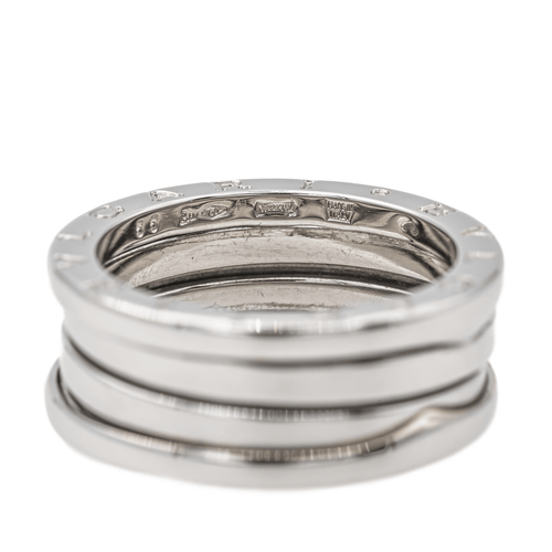 Bague 55 Bulgari B.zero1 - Bague 2 tours en or blanc 58 Facettes 2823009CN