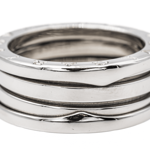 Bague 55 Bulgari B.zero1 - Bague 2 tours en or blanc 58 Facettes 2823009CN