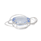 Pendentif Pendentif Or blanc Aigue marine, Diamant 58 Facettes 2826011CN