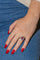 Bague 51 Bague marguerite en or blanc 18 carats et platine rubis et diamants 58 Facettes 2830634CN