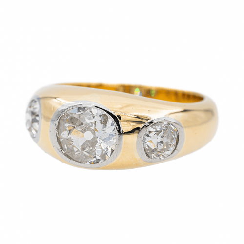 Bague 53 Bague  Jonc Or jaune Diamant 58 Facettes 2830636CN