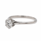 Bague 53 Bague solitaire en or blanc 18 carats et diamant brillant 0,75 ct 58 Facettes 2830662CN