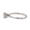 Bague 53 Bague Solitaire Or blanc Diamant 58 Facettes 2830662CN