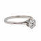 Bague 53 Bague solitaire en or blanc 18 carats et diamant brillant 0,75 ct 58 Facettes 2830662CN