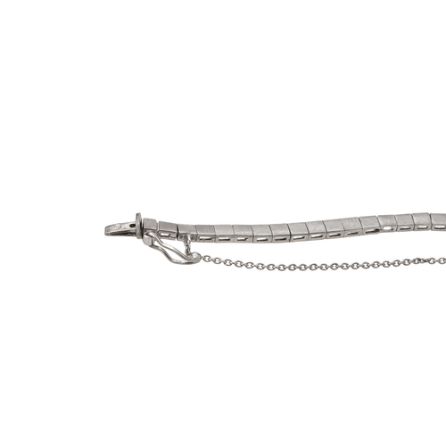 Collier Collier Or blanc Emeraude, Saphir, Rubis 58 Facettes 2834270CN