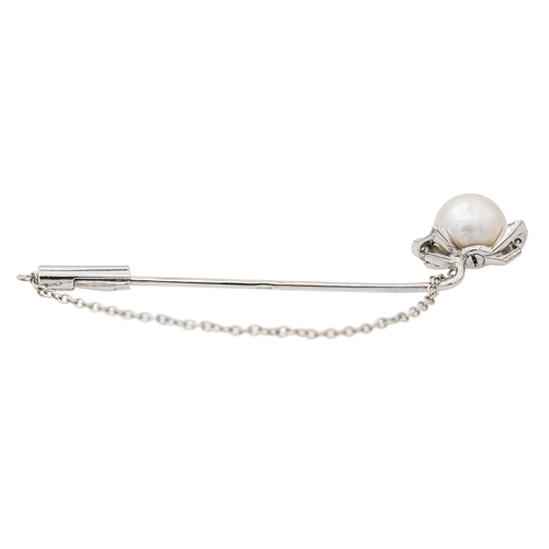 Broche Broche Epingle Or blanc Perle, Diamant 58 Facettes 2837529CN