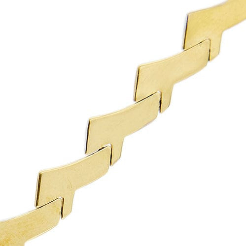 Bracelet Bracelet à segments en or jaune et or blanc 18 ct 58 Facettes 28417