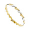 Bracelet Bracelet à segments en or jaune et or blanc 18 ct 58 Facettes 28417