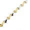 Bracelet Bracelet à segments en or jaune et or blanc 18 ct 58 Facettes 28417