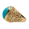 Bague 50 Bague Or jaune Turquoise 58 Facettes 2843271CN