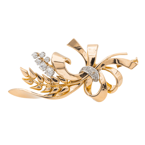 Broche Broche Or rose, Or blanc Diamant 58 Facettes 2845398CN