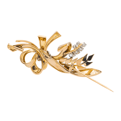 Broche Broche Or rose, Or blanc Diamant 58 Facettes 2845398CN