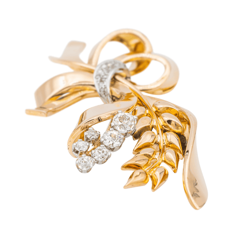 Broche Broche Or rose, Or blanc Diamant 58 Facettes 2845398CN