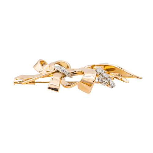 Broche Broche Or rose, Or blanc Diamant 58 Facettes 2845398CN