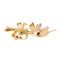 Broche Broche gerbe de blé en or rose et or blanc 18 carats, diamants 58 Facettes 2845398CN