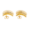 Boucles d'oreilles Boucles d'oreilles puces en or jaune et blanc 18 ct, diamants 58 Facettes 2845479CN