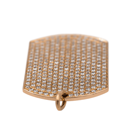Pendentif Victoria Casal Pendentif Plaque  Or rose Diamant 58 Facettes 2845484CN