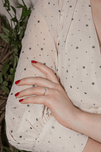 Bague 52 Bague solitaire en or blanc 18 carats et diamant taille brillant 58 Facettes 2854068CN