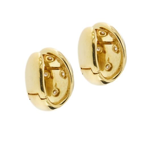 Boucles d'oreilles Boucles d’oreilles étoile en or jaune 18 ct et diamants 58 Facettes 28569