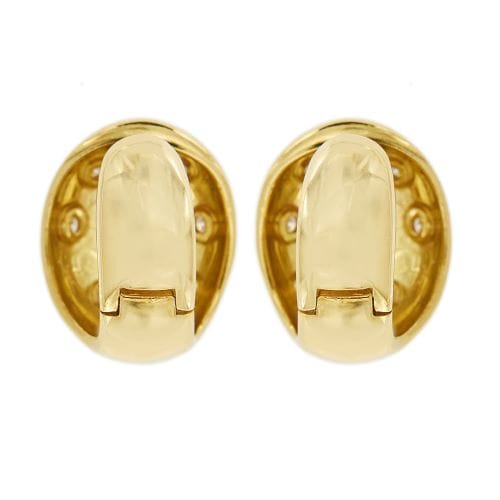 Boucles d'oreilles Boucles d’oreilles étoile en or jaune 18 ct et diamants 58 Facettes 28569