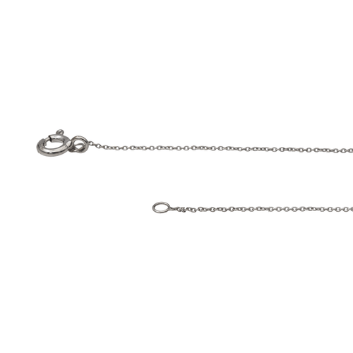 Collier Chaîne - Collier en or blanc 18 carats maille forçat 58 Facettes 2876686CN