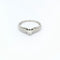 Bague 54 Bague solitaire en or blanc 18 carats et diamants 58 Facettes 28793