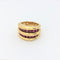 Bague 53 Verney - Bague en or jaune 18 carats et rubis 58 Facettes 28795