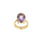 Bague 62 Bague - Ametyste ovale 11 ct en or jaune 18 carats 58 Facettes 28801