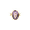 Bague 62 Bague - Ametyste ovale 11 ct en or jaune 18 carats 58 Facettes 28801