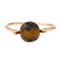 Bague 57 Bague en or rose 18 carats sertie d’un œil-de-tigre 58 Facettes 2883062CN