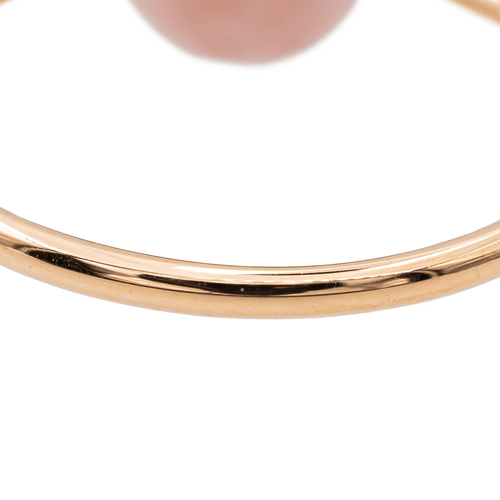 Bague 58 Bague en or rose 18 carats sertie de rhodochrosite 58 Facettes 2883064CN