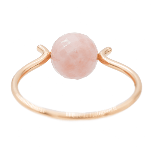 Bague 58 Bague Or rose Rhodochrosite 58 Facettes 2883064CN