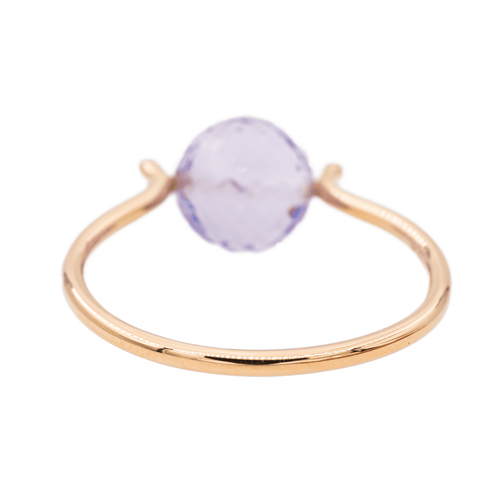 Bague 59 Bague Or rose Améthyste 58 Facettes 2883067CN