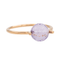 Bague 59 Bague en or rose 18 carats sertie d’une améthyste 58 Facettes 2883067CN