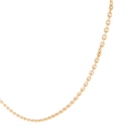 Collier Collier maille forçat en or jaune 18 carats 58 Facettes 2886213CN