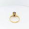Bague 59 Bague en or jaune 14 carats au saphir étoilé 58 Facettes 28921