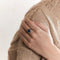 Bague 52 Bague Saphir Diamants baguettes 58 Facettes DV0458-1