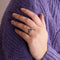 Bague 51 Bague Saphir Diamants Platine 58 Facettes DV0324-1
