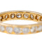 Bague 54 Alliance - Bague tour complet en or jaune 18 carats et diamants 58 Facettes 2899056CN
