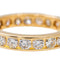 Bague 54 Alliance - Bague tour complet en or jaune 18 carats et diamants 58 Facettes 2899056CN