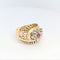 Bague 52 Bague en or rose 18 carats et rubis 58 Facettes 28993