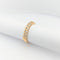 Bague 53 Demi-alliance en or jaune 18 carats et diamants 58 Facettes 29035