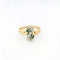 Bague 53 Bague en or jaune 18 carats avec diamants et émeraudes 58 Facettes 29047