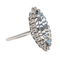 Bague 53 Bague Marquise Or blanc Aigue marine, Diamant 58 Facettes 2905284CN