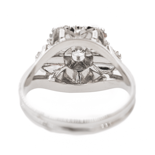 Bague 51 Bague Or blanc Diamant 58 Facettes 2905286CN