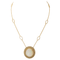 Collier Collier pendentif en or jaune 18 carats avec opale et diamants 58 Facettes 2905292CN